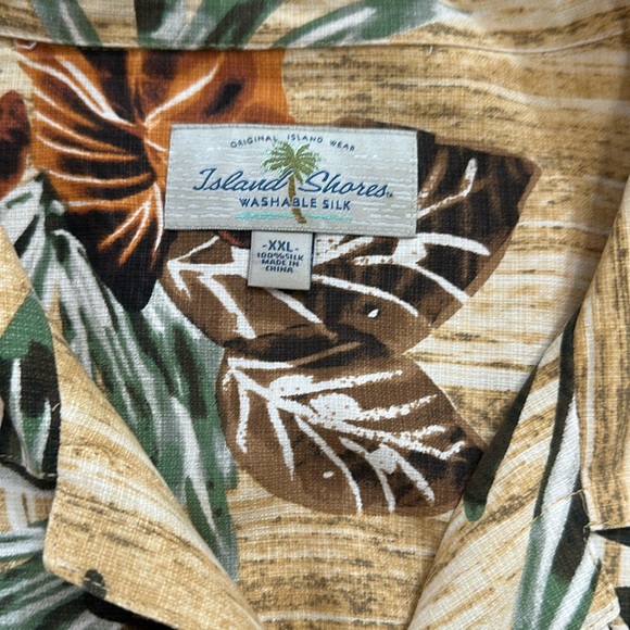 Island Shores Button Up Short Sleeve Shirt  Size XXL - Picture 2 of 8